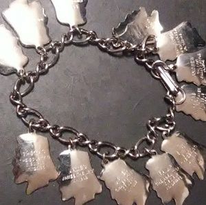 Jesus 12 diciples charm bracelet